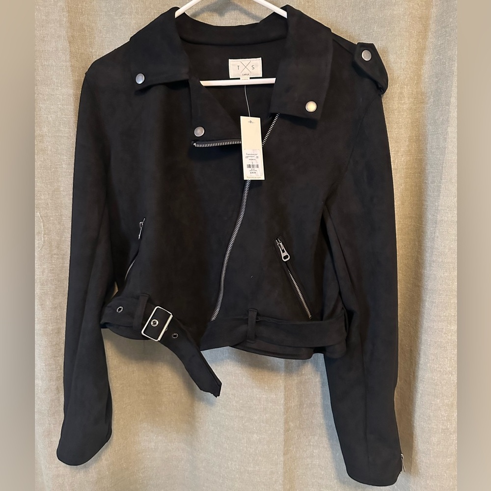 Francesca’s: Black Suede Jacket